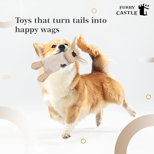 Image of Knitted Dog Toy 100% Polyester and Squeakers