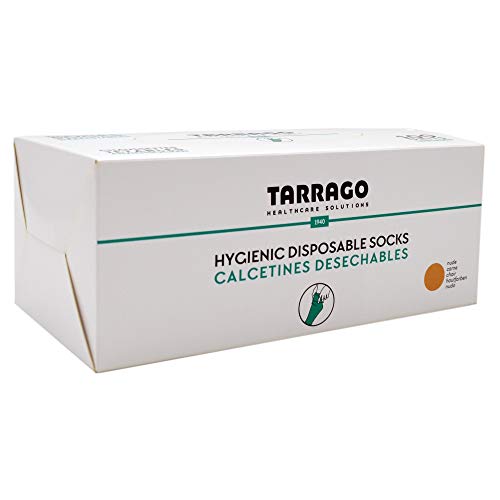 Tarrago Hygiënische wegwerpsokken, verpakking van 100 stuks.