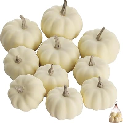 Beige Foam Pumpkins