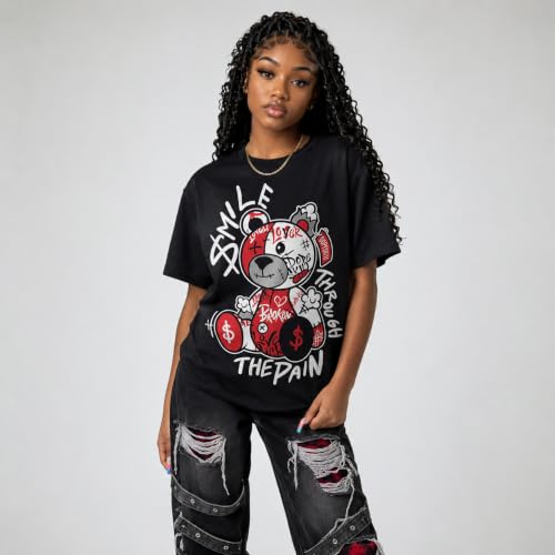 Image of DopeSkill Graphic Tee Streetwear Hip Hop Hypebeast Street Style Unisex T-Shirt Sneaker Colour Matching Shirts Cute Graphic