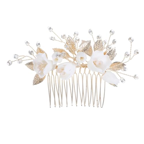 Joyas nupciales pinza para el pelo de novia VALICLUD con perlas decorativas de alta gama