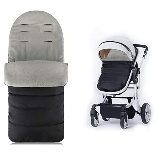 Saco Capazo De Invierno,Saco de Silla de Paseo,Saco Polar Universal,Impermeable Fría,unisex,al Aire Libre,para Cochecito,Sillas de Coche (Gris)