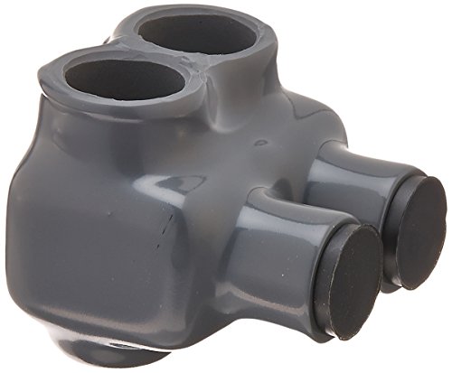 2 Wire Polaris Grey Insulated Connector for 3/0-4 AWG Fine-Stranded Flexible Copper Conductors