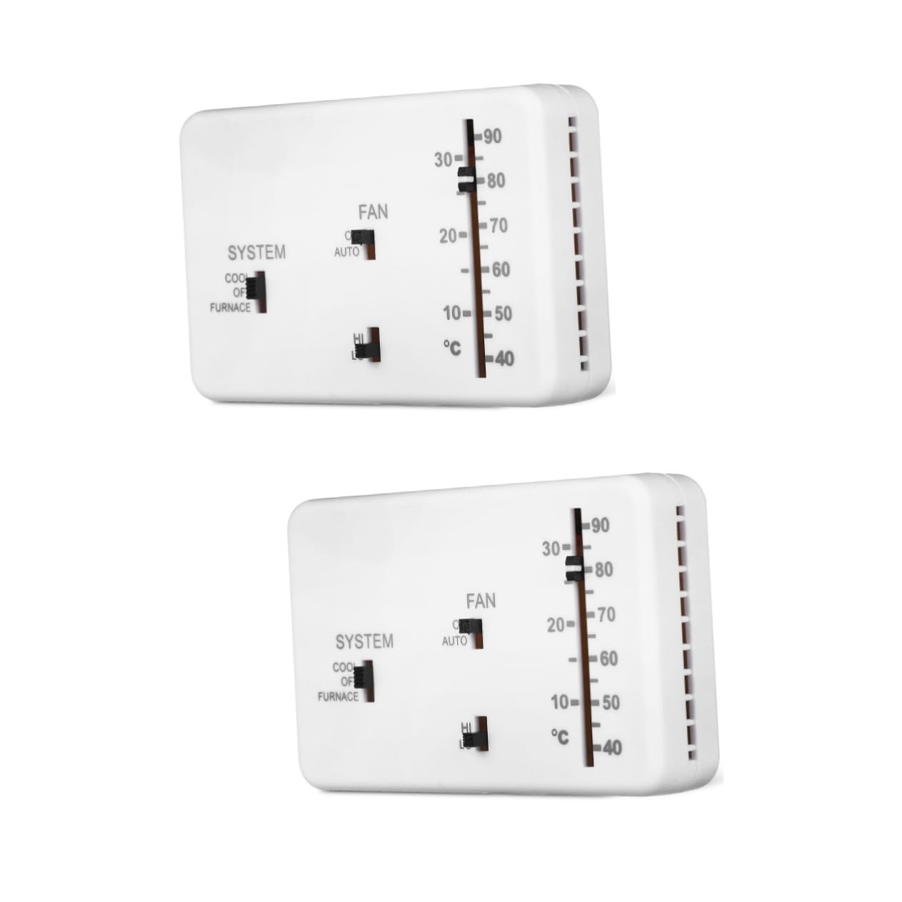 OUNONA 2 Sets Thermostat Controller Wohnmobil Zubehör Thermostat Für Analogen Ersatz Wohnmobil Ersatz Heizen/Kühlen