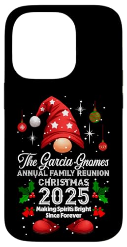 Les Gnomes García - Réunion annuelle de Famille Noël 2025 Coque pour iPhone 14 Pro
