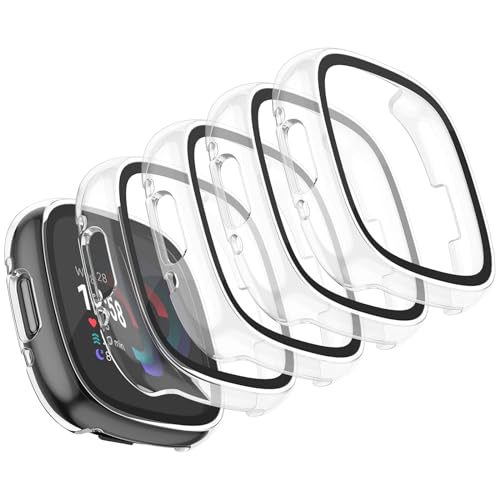 Coque Fitbit Sense 2 anti-rayure Vancle en verre trempé tactile