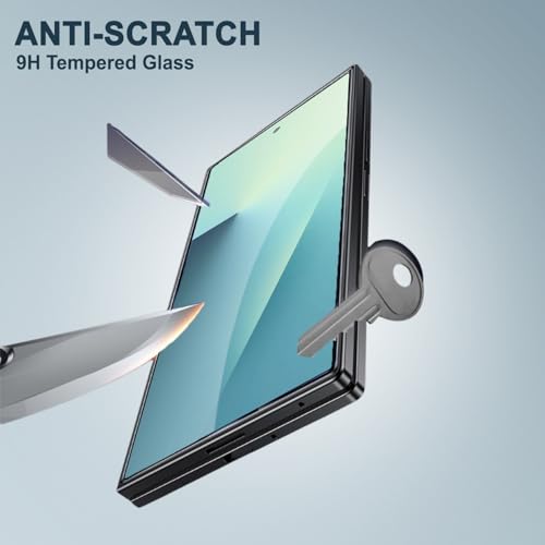 Image of Premium Tempered Glass Screen Protector Guard Compatible For Samsung Z Fold 7 5G (6.82 Inch, Pack of 1) | Edge to Edge Coverage With Easy to installation kit for Smartphone