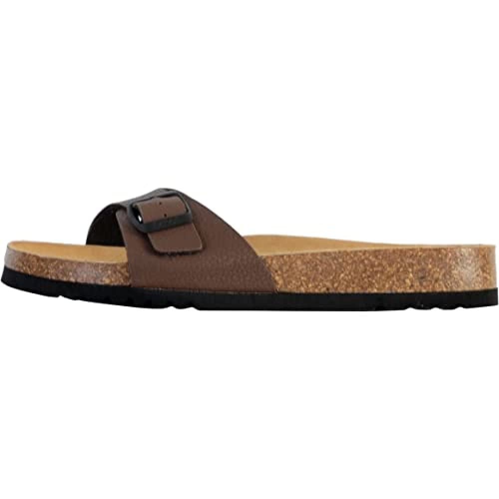 Scholl Dr Simon Men's Sandal, Black, 8.5 UK