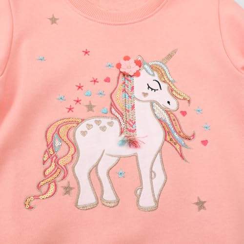 Image of Hongshilian Unisex Kids Cute Cartoon Cotton Sweater Shirt