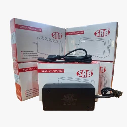 SRB 12V 5A DC Power Adaptor, AC to DC Power Supply Adapter, CCTV Compatible, Black, Single Unit-image-35