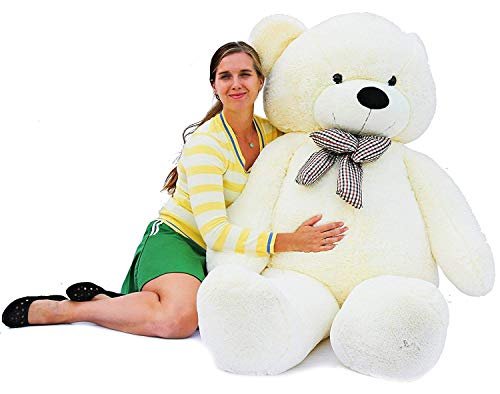 Image of ToYBULK Teddy Bear, Teddy Bear 4 Feet for Girls, Soft Toys for Girls, Big Teddy Bear, Toys for Girls, Birthday Gift for Girls /Wife /Girlfriend /Husband, (4 Feet, Beige)