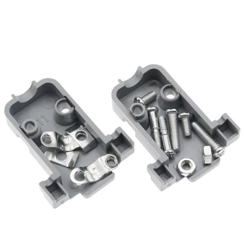 Adaptador RS232 DB9 hembra con carcasa para cable de puerto serie COM 5