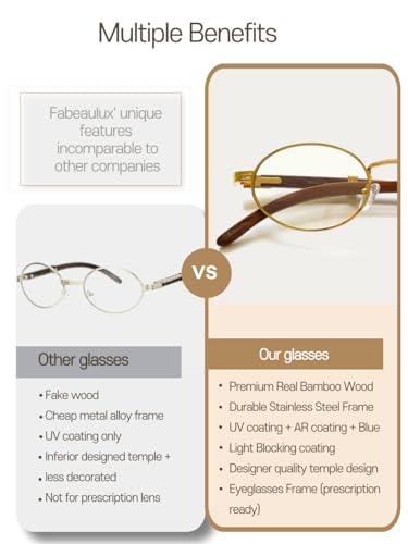 Luxury Clear 3-in-1 Wood Temple Glasses – Blue Light Blocking, Polarized Clip-On, Nighttime Sleep Glasses3