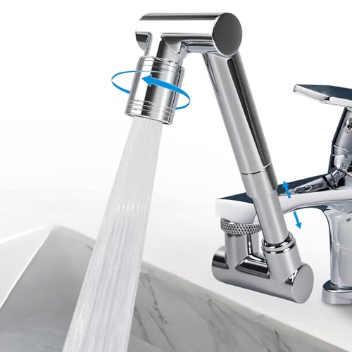 1440° Swivel Faucet Extender with Splash Modes