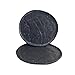 roro Handmade Ceramic Stoneware 11 inch Dinner Plates - Black Speckled Set of 2 | Ideal for Elegant Dining, Fine Cuisine, and Entertaining | for Serving Appetizers, Main Courses