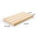 Produktbild GiIiv Holz Papierstau Ohrringe Schmuck-Display Requisiten-Kartenslot Platte 3 zeigt Schmuck Schmuck Regal Lagerregal Ohrringe (Color : Wood)
