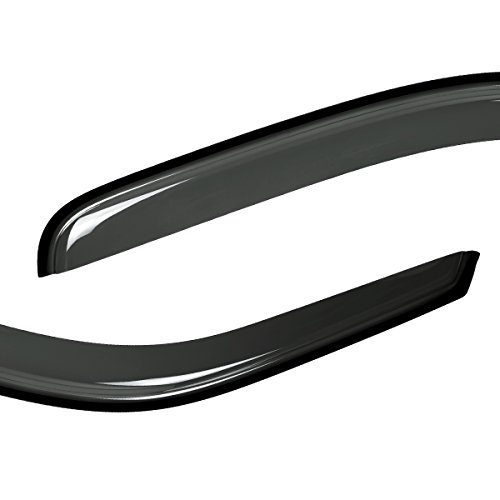 Gevog 4-Piece Side Window Deflector Original Window Visors Replacement For 2007-2013 Silverado Sierra New Body Extended Cab Sun Rain Guard Ventvisor #TOP2