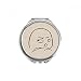 Get Angry Strabismus Black Happy Hand Compact Mirror Round Portable Pocket Glass