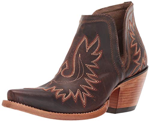 ARIAT women's Dixon Western Boot, Weathered Brown, 7