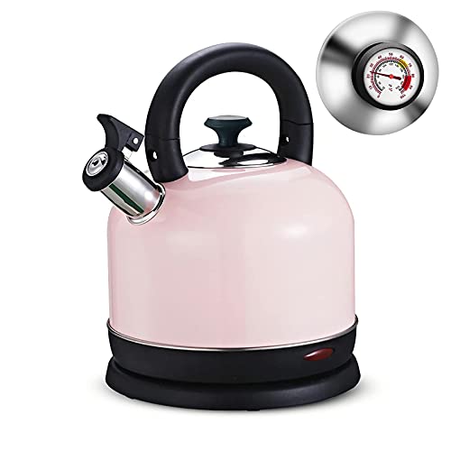 Hervidor eléctrico YiiMO 2L acero inoxidable con termómetro miniatura 4