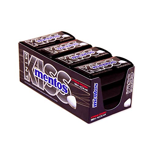 Mentos kiss latinha xtreme frozen contendo 12 latas de 35g cada