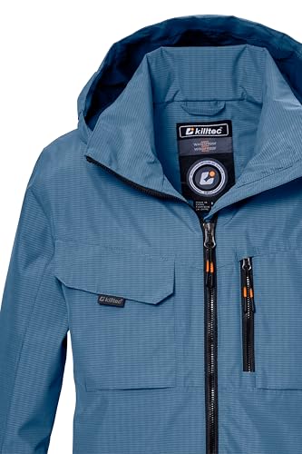 Chaqueta impermeable para niños transpirable Killtec Kos 140 chubasquero con capucha 5