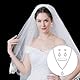 AWAVM Brautschmuck-Set für Hochzeit, Abschlussball, Kostüm, Schmuck-Set, Strass-Kristall, Choker, Halskette, Armband, baumelnde Ohrringe, Set für Braut, Frauen und Mädchen, Einheitsgröße, Metall, Kein