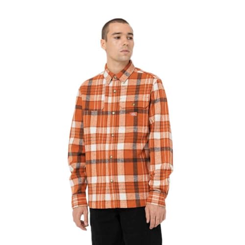 Chemise Dickies Nimmons C051 marron pour vos sorties et weekends décontractés