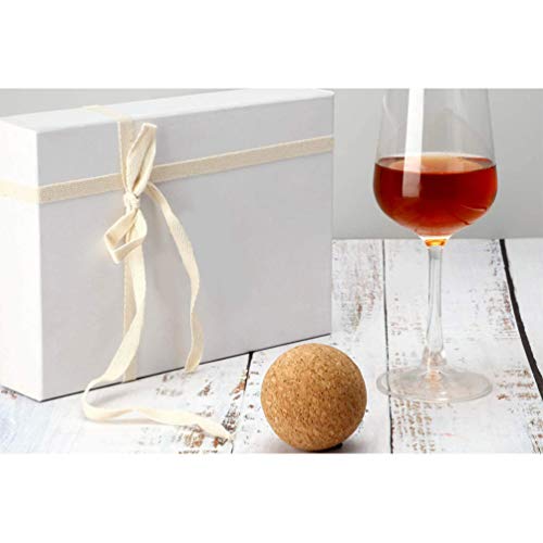Yardwe Vinho Rolhas de Cortiça De Madeira Bola Bola de Cortiça para O Vinho Decanter Garrafa Garrafa
