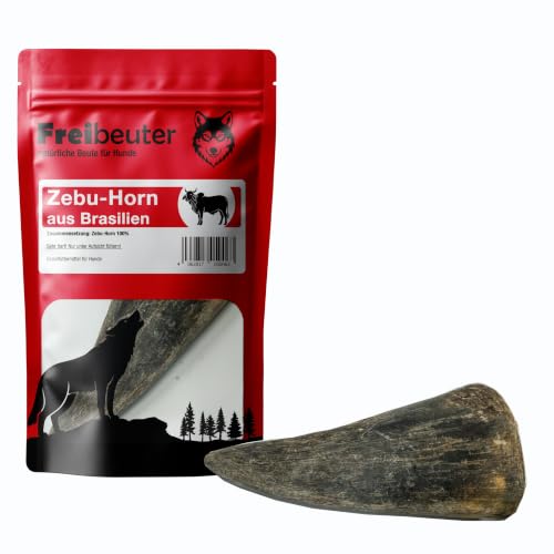 Zebu Rind-Kau-Horn aus Brasilien für Hunde Zebuhorn Harter natürlicher Kauartikel für Hunde