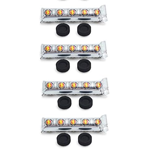 Tube of 10 Charcoal Tablets for Resin and Incense Burners x 4 Cover