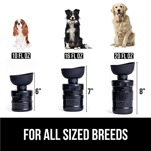 Gorilla Grip Leak Proof Portable Dog Water Bottle, 20oz, Multifunction Design with Bowl Cap, Food Grade Silicone, Dogs… - Image 6