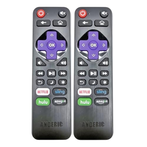 Télécommande de rechange Roku TV compatible Onn et TCL pour réparer votre panne