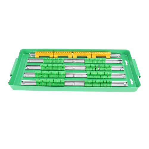 Pilipane Portable Socket Organizer Tray Heavy Duty Aluminum Socket Bit Holder Rail with Dual Bearing System Secure Tool Storage for Mechanics Engineers DIY Enthusiasts