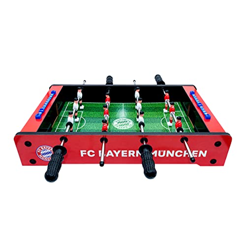 FC Bayern München Tischkicker für Kinder - Tischaufsatzkicker im Offiziellen FC Bayern München Design für Groß und Klein I Spielfeldmaße: 40,5 x 29,5 cm – Bild 4