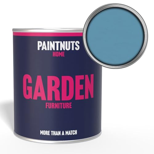 Paintnuts Garden Furniture Paint - RAL-5024 - PASTEL BLUE Satin 250ml Tin