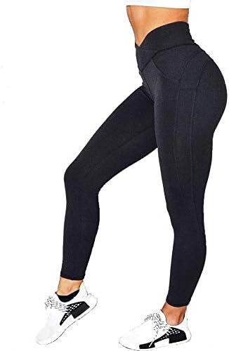 Sexy Women's Yoga Pants Geometric Striped Flex Mesh Leggings Fitness Training