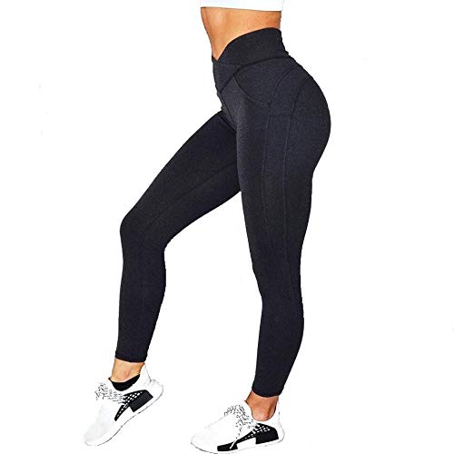 Sexy Women's Yoga Pants Geometric Striped Flex Mesh Leggings Fitness Training