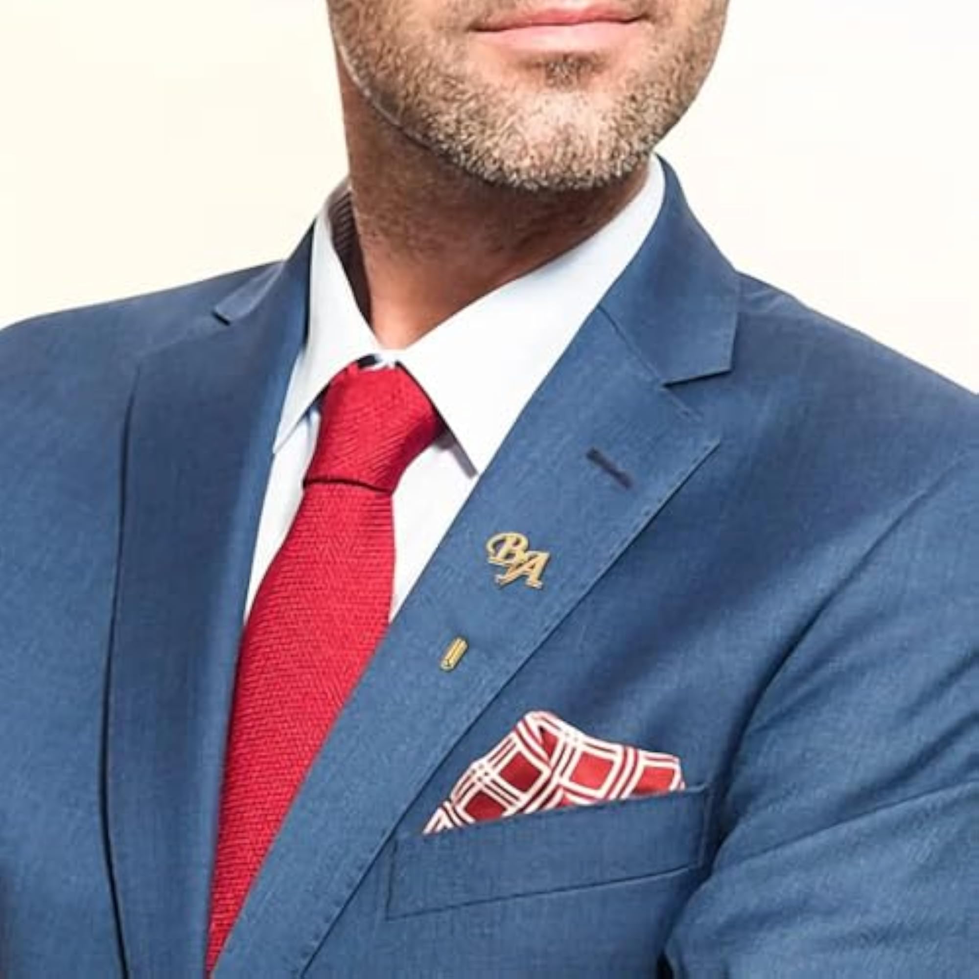 Gold-Plated Personalized Alphabet Lapel Pin