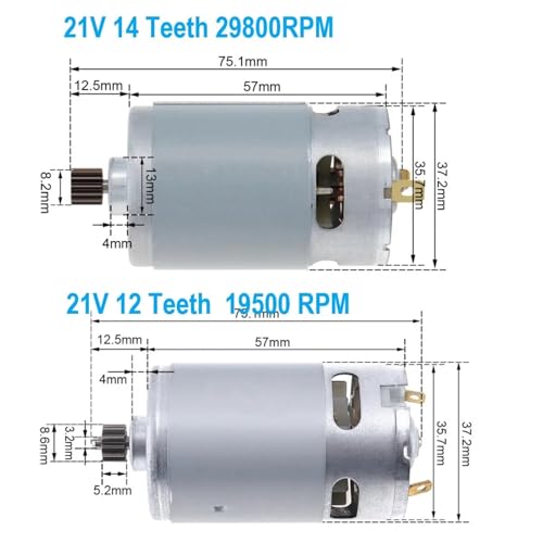 Moteur RS550 21V résout les pannes de perceuse DC - 2