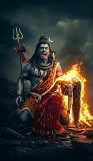 Samriddhi Shiv Sati Poster Fully Waterproof Vinyl Wallpaper for Home Decoration, Living Room, Bedroom, Office & Student Room Wall (12 inch X 18 inch)
