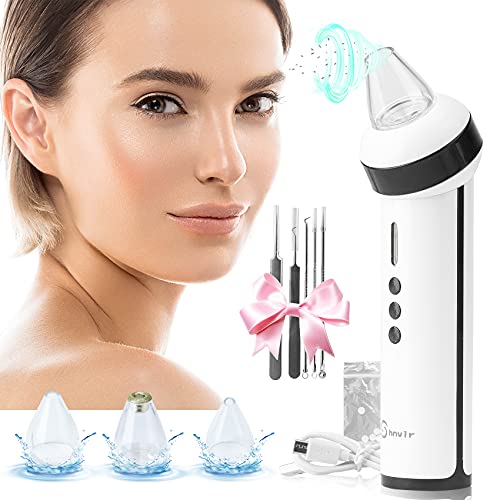 Blackhead Remover, Blackhead Remover Vacuum, 2021 Upgraded Pore Vacuum Cleaner with 6 Suction Levels & 4 Probes, Blackhead Extractor Tools Blackhead Remover for Blackhead Pimple Acne Removal