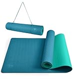 IUGA Yoga Mat Non Slip Anti-tear Pilates Mat Eco Friendly Hot Yoga Mats Thick for Workout & Exercise(72