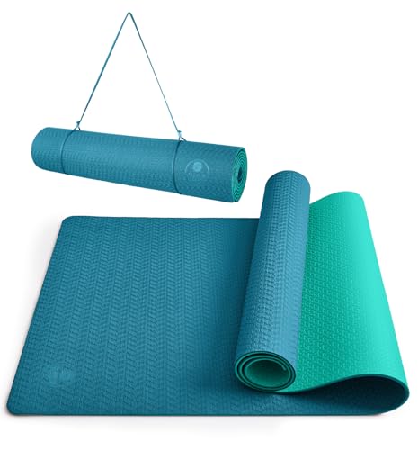 IUGA Yoga Mat Non Slip Anti-tear Pilates Mat Eco Friendly Hot Yoga Mats Thick for Workout & Exercise(72