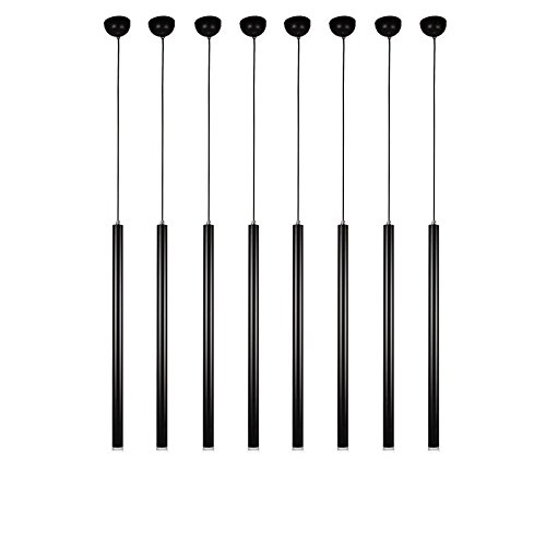Lámpara colgante de comedor LED 3W: tubo de aluminio para barra de bar y restaurante