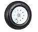 eCustomrim 2-Pack Trailer Tire Rim ST175/80D13 175/80 B78-13 5 Lug White Modular Wheel - 2 Year Warranty w/Free Roadside