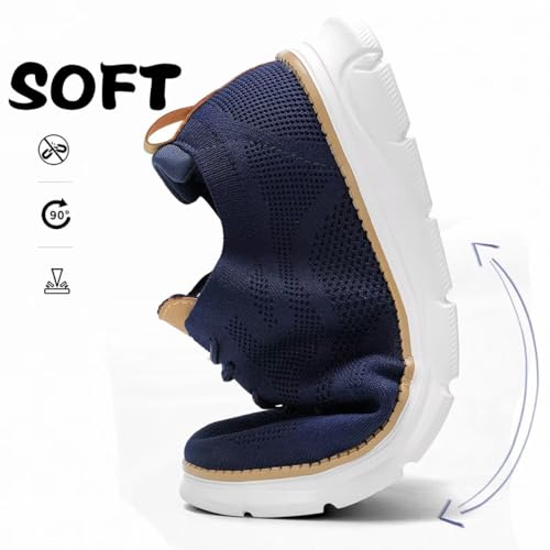 Image of Men's Oxfords Business Shoes Fashion Mesh Casual Dress Walking Sneakers Comfortable Lightweight Soft Sole