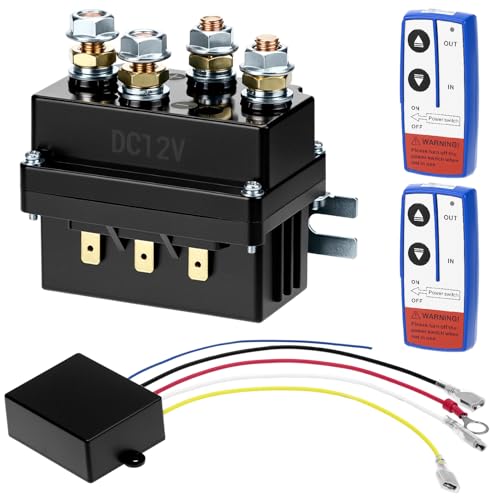 QWORK 12V 500A Wireless Solenoid