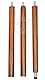 Samara Nautical Vintage Messinggriff viktorianisches Teleskop klappbar Holz Gehstock Gehstock in Gold und Braun mit Messingakzenten