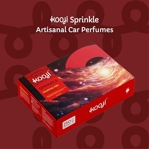 Image of KOOJI Sprinkle - Car & Home Perfumes - Celestial Fire 30 ML | Premium Freshener - Spicy Smoky Cinnamon & Floral Accords | Natural & Vegan Ingredients | Long-Lasting Aroma - Up to 60 Days